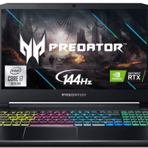 2020 Acer Predator Helios 300 Gaming Laptop, Intel i7-10750H, NVIDIA GeForce RTX 2060 6GB, 15.6" Full HD 144Hz 3ms IPS Display, 16GB Dual-Channel DDR4, 512GB NVMe SSD, WiFi 6, RGB Keyboard Acer America