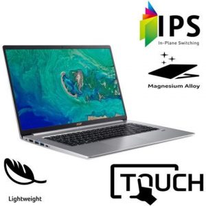 Acer Swift 5 Ultra-Thin & Lightweight Customized Laptop | Intel Quad Core i7-8565U | 16GB RAM 512GB SSD | Full HD Touch | Backlit Keyboard | Only 2.2 lb | Windows 10 Silver Acer America