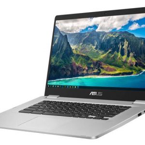 ASUS C523 Chromebook, 15.6" HD Display, Intel Celeron N3350 Upto 2.4GHz, 4GB RAM, 32GB eMMC, DisplayPort via USB-C, Card Reader, Wi-Fi, Bluetooth, Chrome OS (C523NA-DH02) ASUS