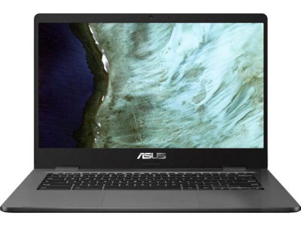 ASUS Chromebook C423 Laptop 14" HD Anti-Glare Display Intel 2-Core N3350 4GB RAM 32GB eMMC Intel HD Graphics USB3.1 USB-C Webcam Chrome OS ASUS