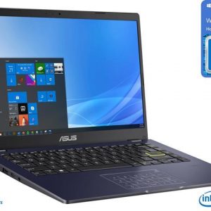 ASUS E Series Notebook, 14" HD Display, Intel Celeron N4020 Upto 2.8GHz, 4GB RAM, 128GB eMMC, HDMI, Card Reader, Wi-Fi, Bluetooth, Windows 10 Home S ASUS