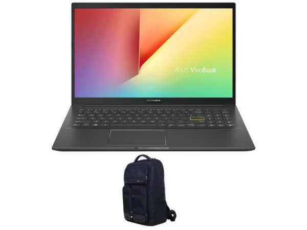ASUS VivoBook 15 S513 Home and Business Laptop (AMD Ryzen 5 4500U 6-Core, 40GB RAM, 1TB PCIe SSD + 2TB HDD, 15.6" Full HD (1920x1080), AMD Radeon, Fingerprint, Wifi, Win 10 Home) with ATLAS Backpack ASUS