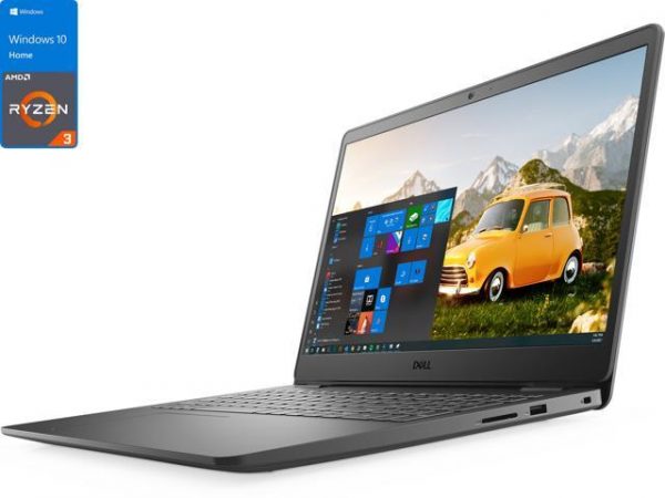 Dell Inspiron 3505 Notebook, 15.6" FHD Display, AMD Ryzen 3 3250U Upto 3.5GHz, 16GB RAM, 128GB NVMe SSD, Vega 3, HDMI, Card Reader, Wi-Fi, Bluetooth, Windows 10 Home DELL