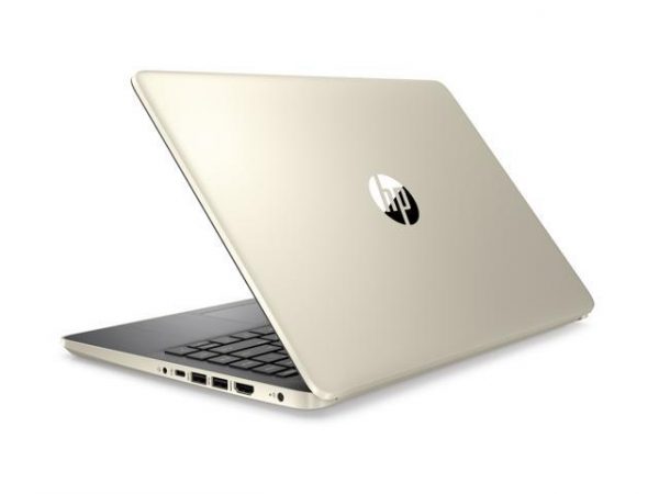 HP 14 Laptop, Intel 10th Gen Core i3-1005G1, 4GB SDRAM, 128GB SSD M.2, Pale Gold, 14-dq1038wm BHP