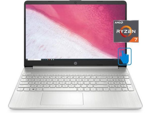 HP 15-ef FHD Home and Business Laptop (AMD Ryzen 7 4700U 8-Core, 64GB RAM, 4TB PCIe SSD, 15.6" Touch Full HD (1920x1080), AMD Radeon, Wifi, Bluetooth, Webcam, 2xUSB 3.1, 1xHDMI, SD Card, Win 10 Pro) HP