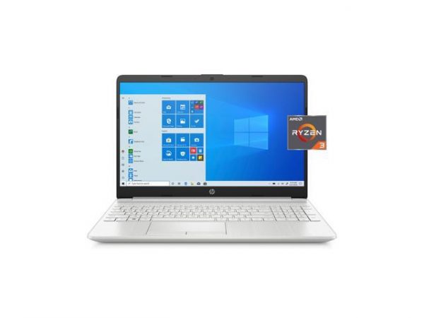 HP 15 Laptop Computer 15.6" HD Micro-edge Bezel Display AMD Ryzen 3 3250U (2.6GHz) 8GB DDR4 512GB SSD WIFI Bluetooth USB-C HDMI Webcam Win 10 HP