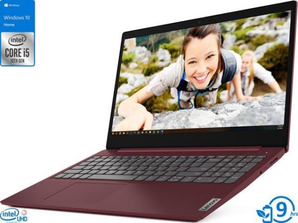 Lenovo IdeaPad 3 Notebook, 15.6" FHD Display, Intel Core i5-1035G1 Upto 3.6GHz, 12GB RAM, 512GB NVMe SSD, HDMI, Card Reader, Wi-Fi, Bluetooth, Windows 10 Home Lenovo