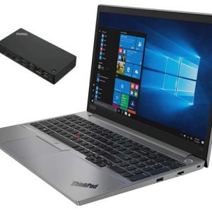 Lenovo ThinkPad E15 Home and Business Laptop (Intel i7-10510U 4-Core, 8GB RAM, 256GB SSD, 15.6" Full HD (1920x1080), Intel UHD Graphics, Win 10 Pro) with Lenovo ThinkPad USB-C Dock Gen 2 (40AS0090US) Lenovo