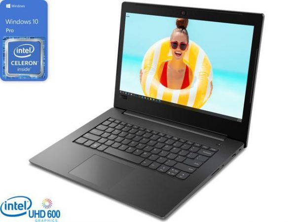 Lenovo V130 Notebook, 15.6" HD Display, Intel Celeron N4000 Upto 2.6GHz, 8GB RAM, 512GB SSD, UK Keyboard, DVDRW, HDMI, Card Reader, Wi-Fi, Bluetooth, Windows 10 Pro Lenovo