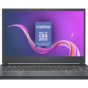 MSI Laptop Creator 15 A10SE-484 Intel Core i7 10th Gen 10875H (2.30 GHz) 16 GB Memory 512 GB NVMe SSD NVIDIA GeForce RTX 2060 15.6" 4K/UHD Windows 10 Pro 64-bit MSI