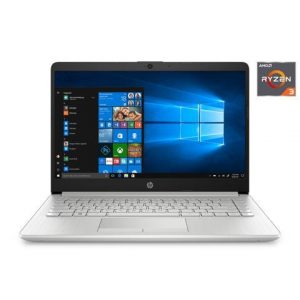NEW HP 14" HD laptop AMD Ryzen 3 2.60 GHz 1 TB HDD 4GB RAM Mic Webcam Windows 10 AMD Radeon Vega 3 Graphics HP