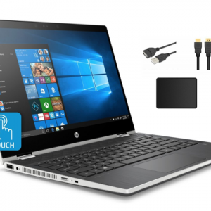 NEW HP Pavilion x360 14.0" HD Touchscreen Convertible Laptop| Intel Core i5-8265U| 16GB Memory| 512GB SSD+ 1TB HDD| HP Truevision HD Webcam| Full-size island-style keyboard| Bundle with Woov Accessory HP