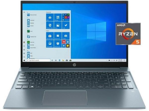 2020 HP Pavilion 15.6" FHD IPS Micro-edge Premium Laptop, AMD Ryzen 5 4500U 6-core Upto 4.0 GHz, 16GB RAM, 256GB PCIe SSD, WIFI 6.0, Card Reader, HDMI, Windows 10 Home, Blue HP