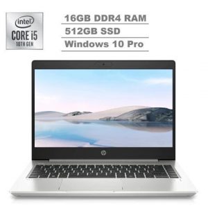 2020 HP ProBook 440 G7 14" HD Business Laptop (Intel Quad-Core i5-10210U(Beat i7-8550U), 16GB DDR4 RAM, 512GB SSD) Backlit, HD Webcam, Type-C, HDMI, RJ-45, Windows 10 Pro HP