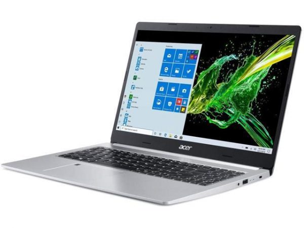 Acer Aspire 5 A515-55-35SE, 15.6" Full HD Display, 10th Gen Intel Core i3-1005G1 Processor, 4GB DDR4, 128GB NVMe SSD, Intel WiFi 6 AX201, Backlit KB, Fingerprint Reader, Windows 10 Home (S Mode) Acer America