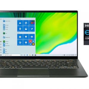 Acer Laptop Swift 5 SF514-55TA-74EC Intel Core i7 11th Gen 1165G7 (2.80 GHz) 16 GB LPDDR4X Memory 1 TB NVMe SSD Intel Iris Xe Graphics 14" IPS Touchscreen 1920 x 1080 Windows 10 Home 64-bit Acer America