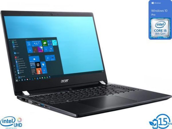 Acer TravelMate X3 Notebook, 14" IPS FHD Display, Intel Core i5-8250U Upto 3.4GHz, 16GB RAM, 512GB SSD, HDMI, VGA, Card Reader, Wi-Fi, Bluetooth, Windows 10 Pro Acer America