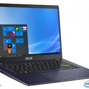 ASUS E Series Notebook, 14" HD Display, Intel Celeron N4020 Upto 2.8GHz, 4GB RAM, 64GB eMMC, HDMI, Card Reader, Wi-Fi, Bluetooth, Windows 10 Home S (E410MA-211.TBSB) ASUS