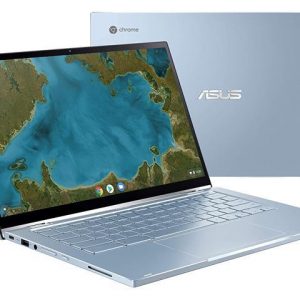 ASUS Flip C433TA Chromebook, 14" FHD Touch Display, Intel Core m3-8100Y Upto 3.4GHz, 4GB RAM, 64GB eMMC, DisplayPort via USB-C, Card Reader, Wi-Fi, Bluetooth, Chrome OS (C433TA-AB31-CA) ASUS