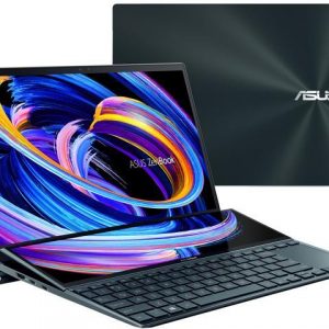 ASUS Laptop ZenBook Duo 14 UX482EG-XS77T Intel Core i7 11th Gen 1165G7 (2.80 GHz) 32 GB LPDDR4 Memory 1 TB PCIe SSD NVIDIA GeForce MX450 14.0" Touchscreen Windows 10 Pro 64-bit ASUS
