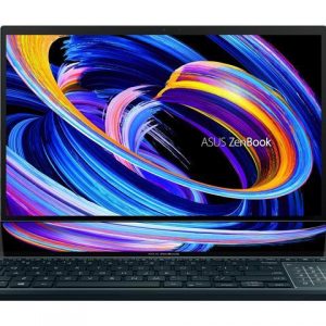 ASUS Laptop Zenbook Pro Duo UX582LR-XS74T Intel Core i7 10th Gen 10870H (2.20 GHz) 16 GB Memory 1 TB PCIe SSD NVIDIA GeForce RTX 3070 Laptop GPU 15.6" 4K/UHD Touchscreen Windows 10 Pro 64-bit ASUS