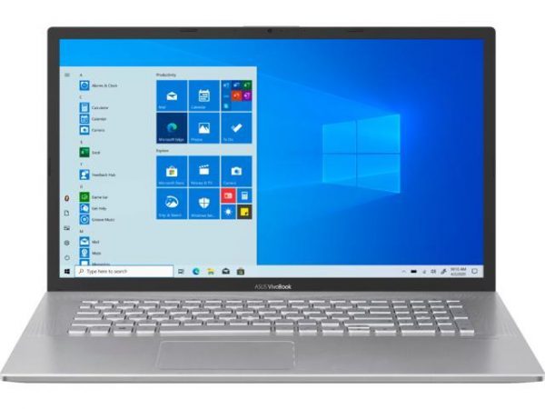 ASUS - Vivobook 17.3" Laptop - Intel Core 10th Gen i7 - 16GB Memory - 1TB SSD - Transparent Silver (X712JA-211.VBSB) ASUS