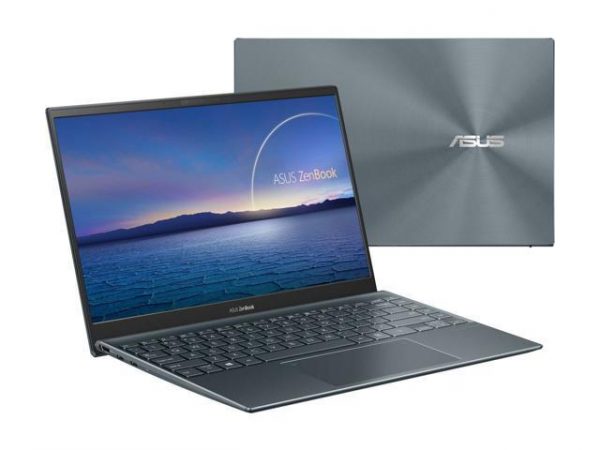 ASUS ZenBook 14 Ultra-Slim Laptop 14" Full HD NanoEdge Bezel Display, AMD Ryzen 7 4700U CPU, 16 GB RAM, 2 TB PCIe SSD, NumberPad, Windows 10 Pro, Pine Grey, UM425IA-NH74 ASUS