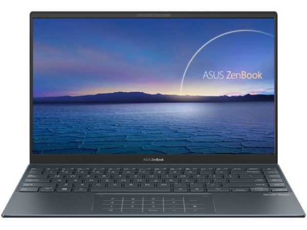 ASUS ZenBook 14 Ultra-Slim Laptop 14" Full HD NanoEdge Bezel, Intel Core i7-1065G7, 8 GB RAM, 512 GB PCIe SSD, NumberPad, Thunderbolt 3, Windows 10 Home, Pine Grey, UX425JA-EB71 ASUS