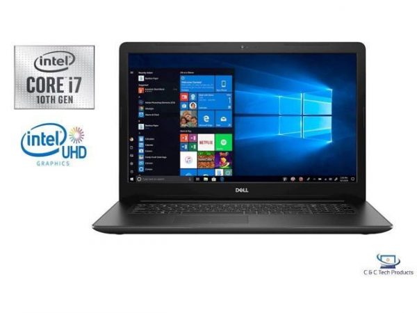 Dell Inspiron 17.3" Full HD Laptop,10th Gen Intel Core i7-1065G7,32GB DDR4,512GB SSD, Intel UHD Graphics,Wifi-AC, Bluetooth 4.1,DVD-RW, HDMI, USB, Windows 10 Pro DELL