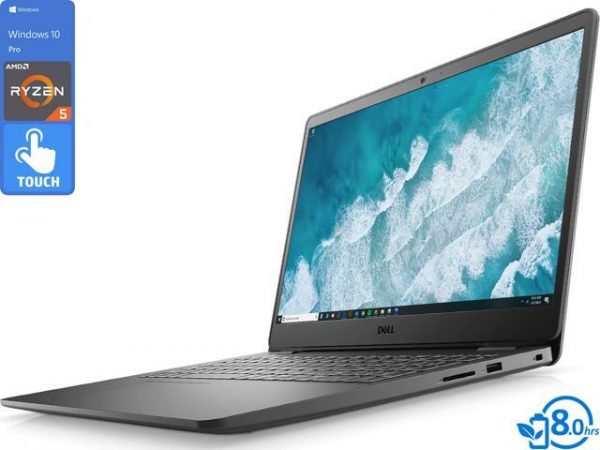Dell Inspiron 3000 Notebook, 15.6" HD Display, AMD Ryzen 5 3450U Upto 3.5GHz, 16GB RAM, 512GB NVMe SSD, Vega 8, HDMI, Card Reader, Wi-Fi, Bluetooth, Windows 10 Pro DELL
