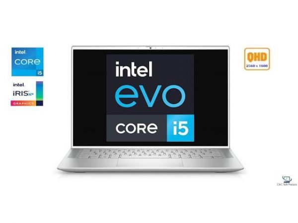 Dell Inspiron 7400 14.5" QHD+ (2560 x 1600) Notebook,11th Generation Intel Core i5-1135G7,8GB DDR4 RAM,256GB SSD,Intel Iris Xe Graphics,Wifi-AX, Bluetooth,HDMI,Windows 10 Home DELL