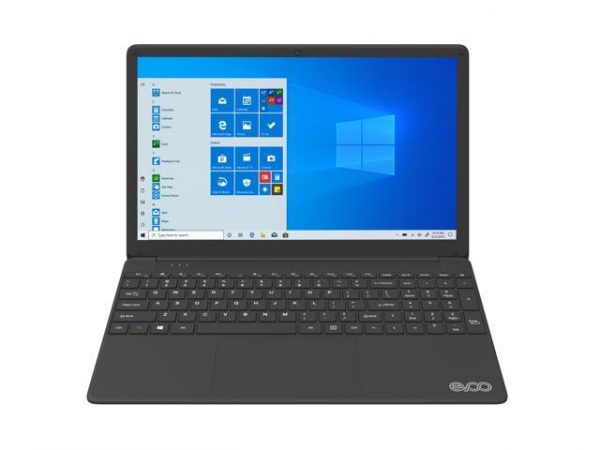 EVOO 15.6" Ultra-Thin Notebook, Full HD Display, Intel® Core® i7-7560U, 256GB SSD, 8GB Memory, 2MP Webcam, Windows 10, Black EVC156-2BK EVOO