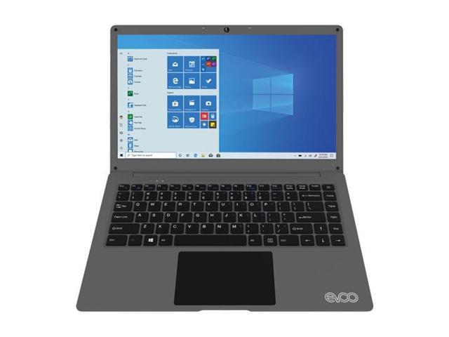 Evoo EVC1416BL 14.1 inch Ultra Thin Laptop - Elite Series, Intel Celeron CPU, 4GB Memory - Blue EVOO