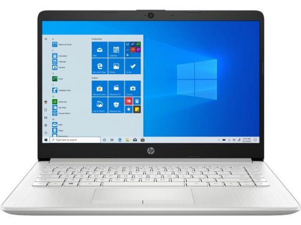 HP 14-dk HD Everyday Value Laptop Natural Silver (AMD Ryzen 3 3250U 2-Core, 16GB RAM, 256GB PCIe SSD, 14.0" HD (1366x768), AMD Vega 3, Wifi, Bluetooth, Webcam, 2xUSB 3.1, 1xHDMI, SD Card, Win 10 Home) HP