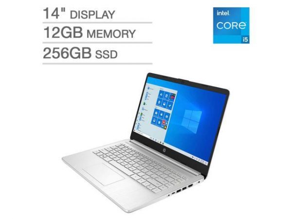HP 14" Laptop - 11th Gen Intel Core i5-1135G7 - 1080p 14-dq2035cl Notebook 12GB 256GB SSD HP