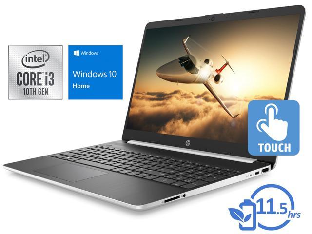 HP 15 Notebook, 15.6" HD Touch Display, Intel Core i3-1005G1 Upto 3.4GHz, 16GB RAM, 256GB SSD, HDMI, Card Reader, Wi-Fi, Bluetooth, Windows 10 Home S HP
