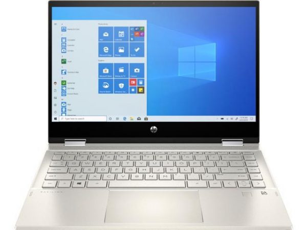 HP Pavilion X360 14“ Customzied 2-in-1 Touch Laptop | 10th Gen Intel Quad-core i5-1035G1 (Beat i7-7500U) | 16GB DDR4 RAM 512GB SSD | Full HD IPS | Backlit keyboard | Only 3.5 lb | Windows 10 | Gold HP