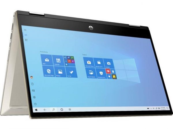 HP Pavilion X360 2 in 1 Business Laptop Computer, 14" FHD IPS Touchscreen, Intel Quad-Core i5-1035G1 (> i7-8550U) up to 3.6 GHz, 32GB DDR4 2TB PCIe SSD, WIFI HDMI Alexa Backlit KB FP Win 10 HP