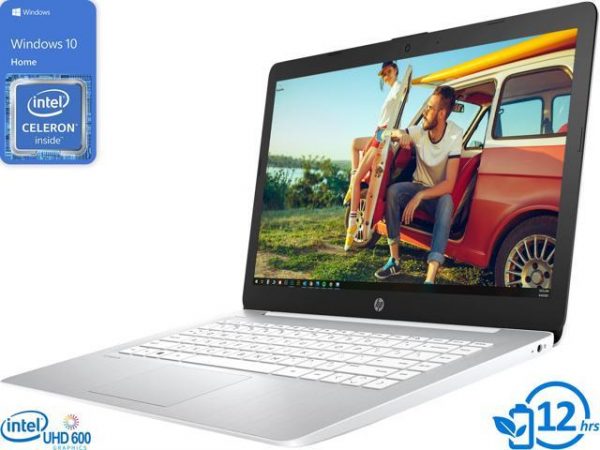 HP Stream Notebook, 11.6" HD Display, Intel Celeron N4000 Upto 2.6GHz, 4GB RAM, 64GB eMMC, HDMI, Card Reader, Wi-Fi, Bluetooth, Windows 10 Home S (16V16UA) HP