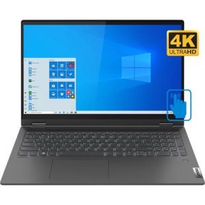 Lenovo IdeaPad Flex 5 15IIL05 Home and Business Laptop-2-in-1 (Intel i7-1065G7 4-Core, 16GB RAM, 1TB SSD, 15.6" 4K UHD (3840x2160), NVIDIA MX330, Fingerprint, Wifi, Bluetooth, Webcam, Win 10 Pro) Lenovo