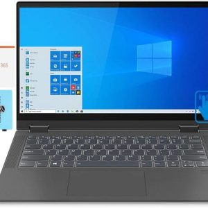 Lenovo Ideapad Flex 5 Home and Business Laptop 2-in-1 (Intel i7-1065G7 4-Core, 16GB RAM, 512GB SSD, 14.0" Touch Full HD (1920x1080), NVIDIA MX330, Win 10 Home) with Microsoft 365 Personal , Hub Lenovo