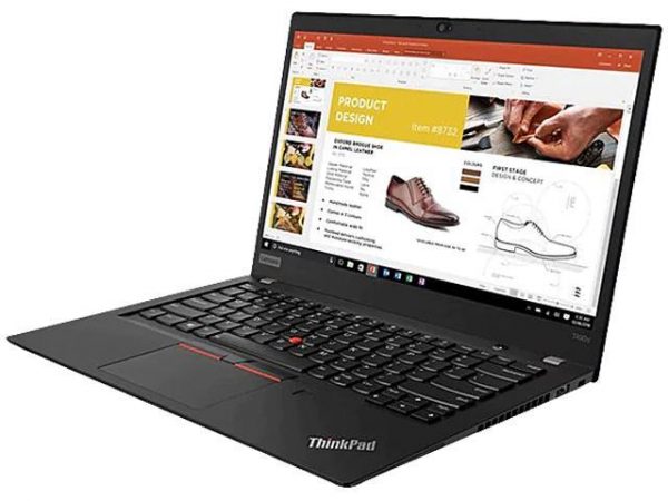 Lenovo Laptop ThinkPad T490s 20NX001WUS Intel Core i7 8th Gen 8565U (1.80 GHz) 8 GB Memory 256 GB PCIe SSD Intel UHD Graphics 14.0" Windows 10 Pro 64-bit Lenovo