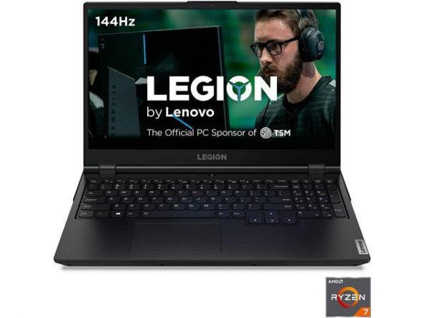 Lenovo Legion 5 Gaming Laptop, 15" FHD (1920x1080) IPS Screen, AMD Ryzen 7 4800H Processor, 16GB DDR4, 512GB SSD, NVIDIA GTX 1660Ti, Windows 10, 82B1000AUS, Phantom Black Notebook Lenovo