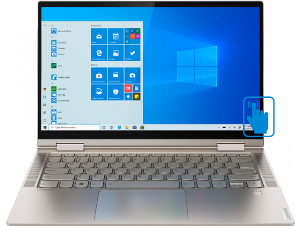 Lenovo Yoga C740-14IML Home and Business Laptop (Intel i5-10210U 4-Core, 8GB RAM, 512GB m.2 SATA SSD, 14.0" Touch Full HD (1920x1080), Intel UHD Graphics, Fingerprint, Wifi, Bluetooth, Win 10 Home) Lenovo