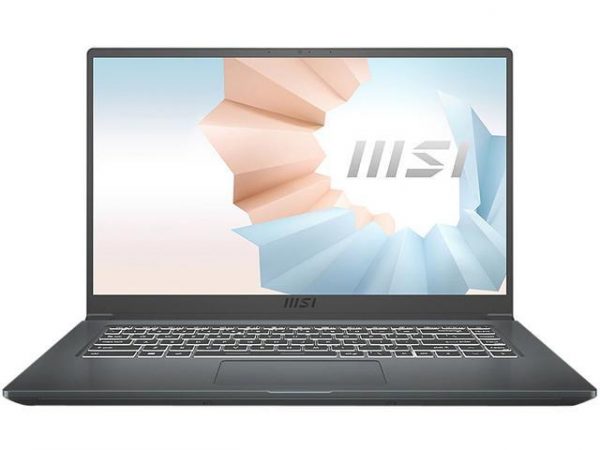 MSI Laptop Modern 15 A11SB-220 Intel Core i7 11th Gen 1165G7 (2.80 GHz) 16 GB Memory 512 TB NVMe SSD NVIDIA GeForce MX450 15.6" Windows 10 Home 64-bit MSI