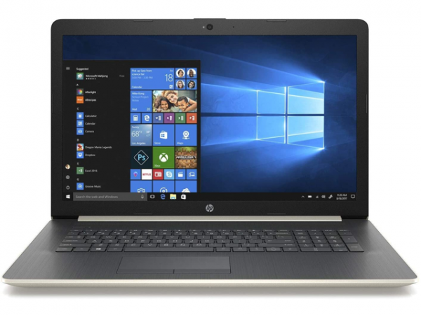 New HP 17.3" HD+ Laptop| Intel Core i7-8550U | 4G+16Goptane | 2TB HDD| Intel® UHD Graphics 620 | Windows 10 |Gold HP
