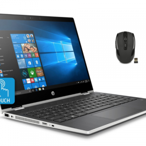 NEW HP Pavilion x360 14.0" HD Touchscreen Convertible Laptop| Intel Core i5-8265U Processor| 8GB Memory| 512GB SSD| HP Truevision HD Webcam| Full-size island-style keyboard| Bundle Woov Wireless Mous HP