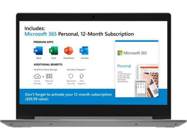 New Lenovo IdeaPad 14" HD Laptop| AMD A6-Series| AMD Radeon R4| 4GB Memory| 64GB eMMC Flash Memory| Windows 10 Home in S mode Lenovo