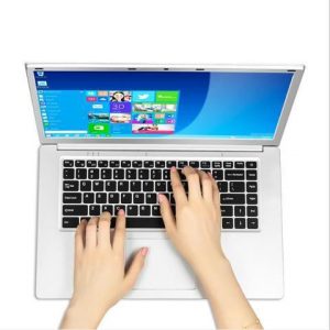 OUDU-OD08A 15.6inch Silver Laptop Intel Celeron Processor J3455 Up to 2.3GHz 16GB DDR3 RAM 240GB SSD Windows 10 Office Work Notebook Computer OUDUU