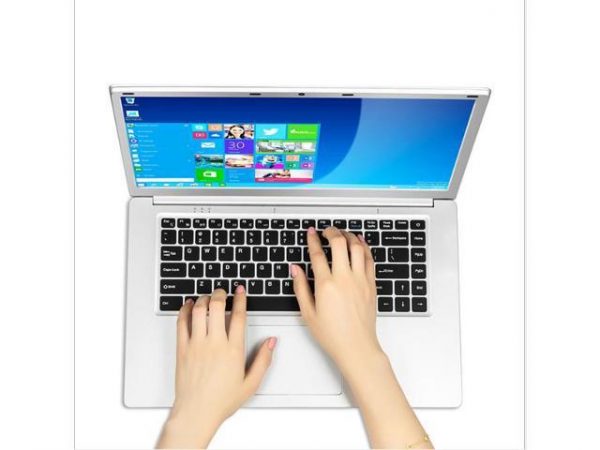 OUDU-OD08A 15.6inch Silver Laptop Intel Celeron Processor J3455 Up to 2.3GHz 16GB DDR3 RAM 240GB SSD Windows 10 Office Work Notebook Computer OUDUU